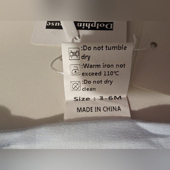 NWT 3-6 Month Blue Onesie with Pink Bunny Long Sleeve - Picture 4 of 8